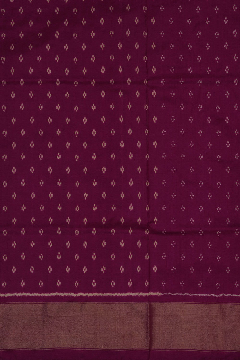 Image of Pochampally Ikat Silk Saree